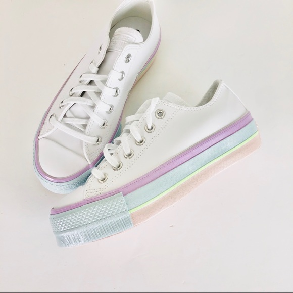 pastel platform converse